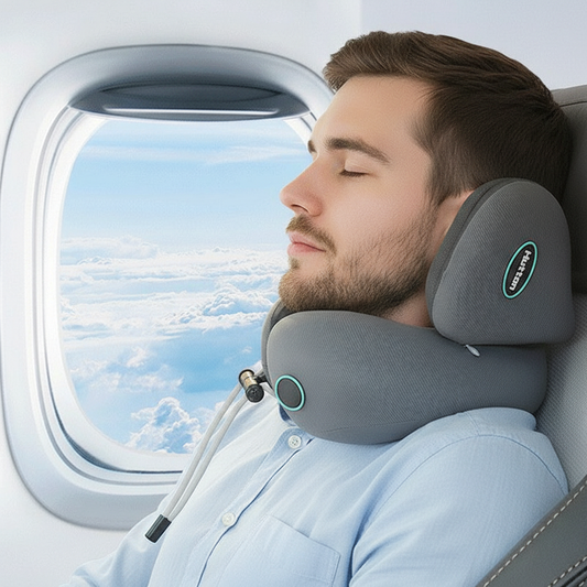 Noise Reduction Pillow U-shaped Pillow Travel Massage